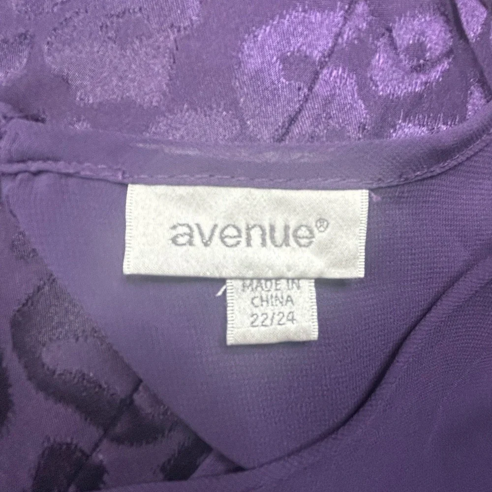 NEW Avenue Evening Dress 22/24 Purple Whimsagoth Fairy Flowy Feminine - Picture 8 of 10